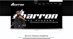 Desktop Screenshot of barronhockey.com